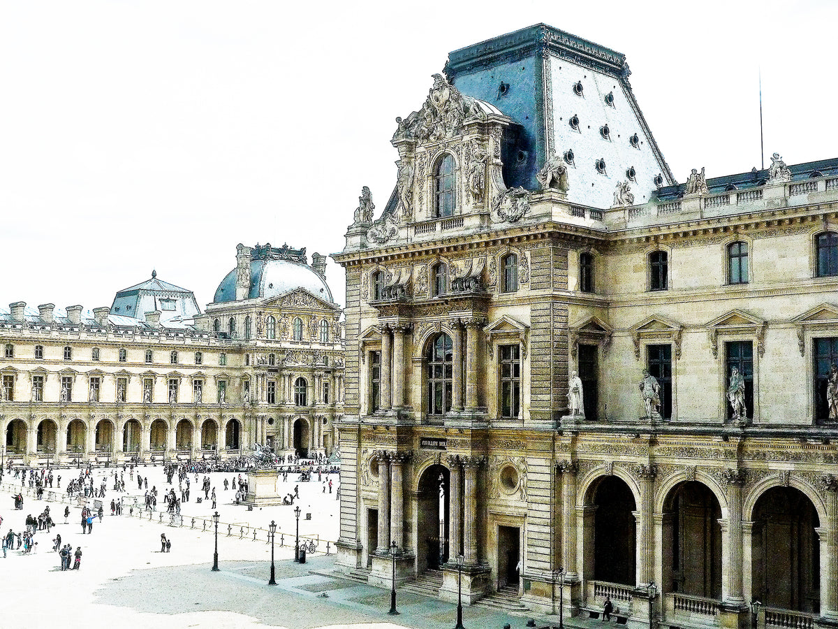 “Louvre Courtyard” — Paris, France