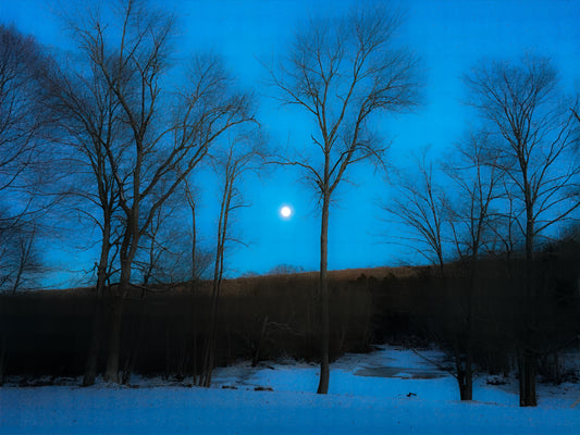 “New Year's Moon” — Lyme, CT