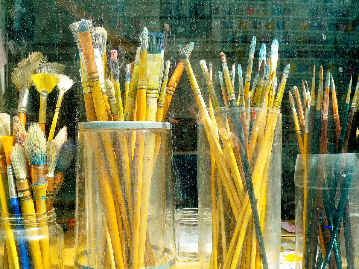 “Montmartre Paintbrushes” — Paris, France